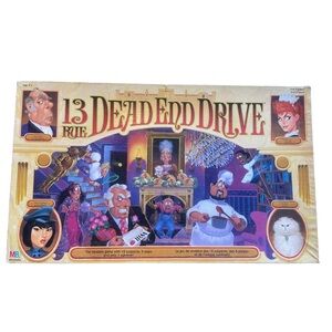 13 Dead End Drive Board Game vintage bilingue Milton Bradley 1993